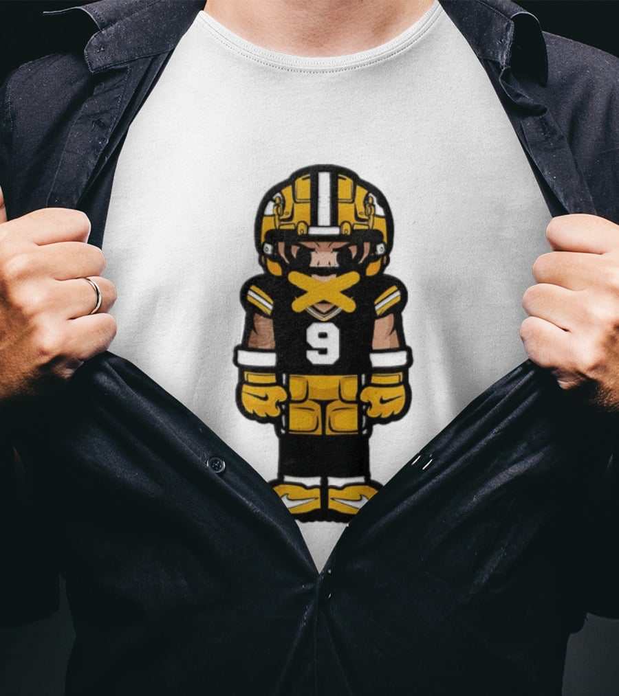 Christian Watson No 9 Chibi Green Bay Packers Football Player T-Shirt