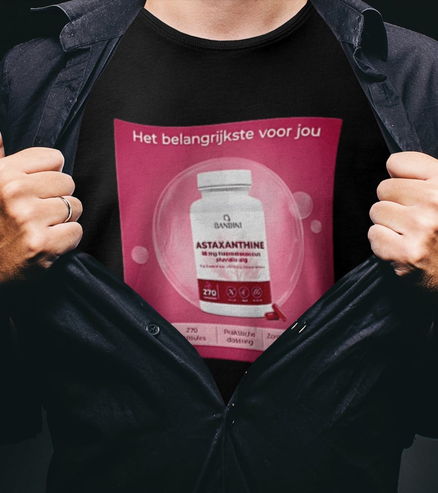 Het Belangrijkste Voor Jou Astaxanthine 18 Mg Haematococcus Pluvialis Alg 270 Capsules Zorghoede Selectie T-Shirt