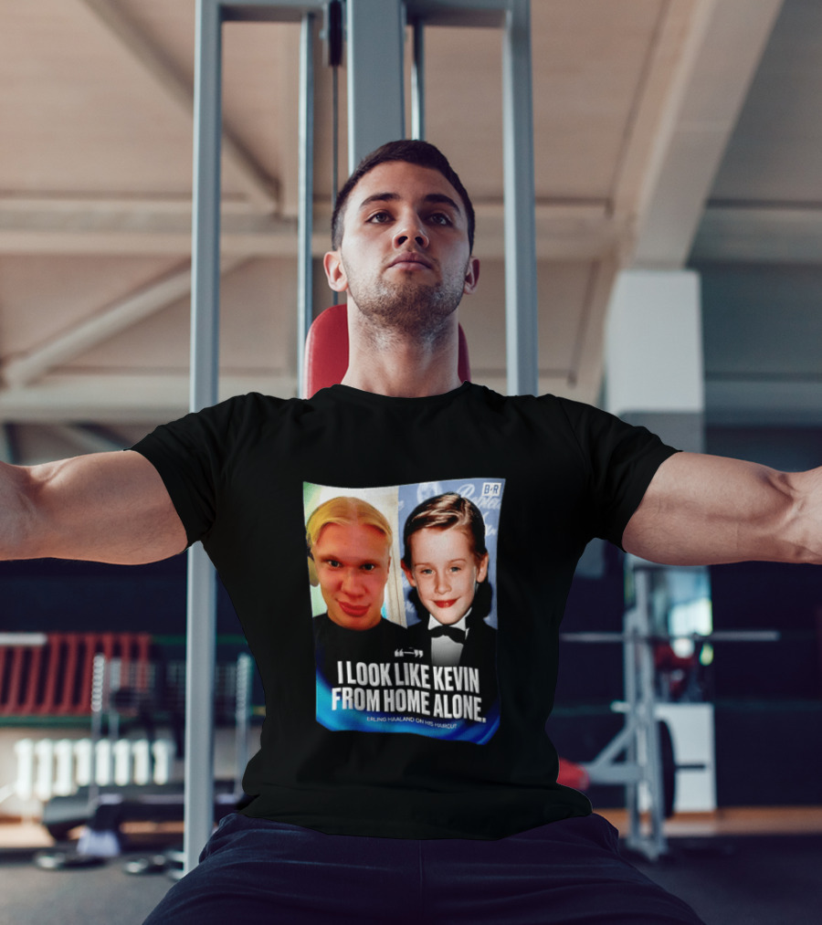 Erling Haaland I Look Like Kevin From Home Alone B/R T-Shirt