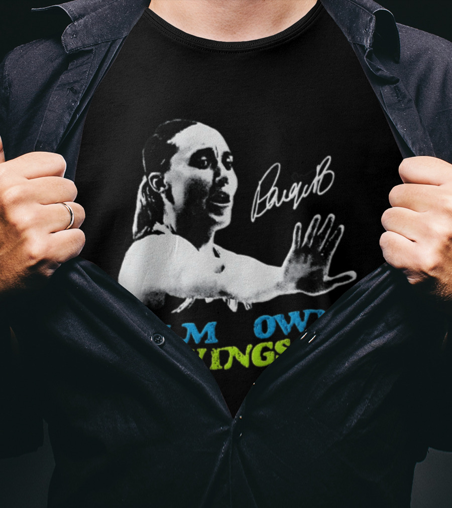 Paige Bueckers Calm Down And Wings Up Dallas Wings WNBA T-Shirt
