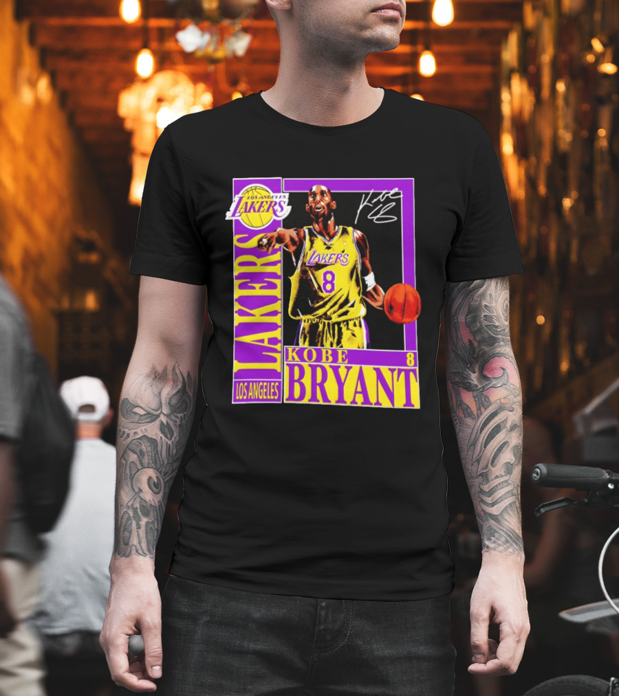 Los Angeles Lakers Kobe Bryant 8 NBA Basketball Legend T-Shirt
