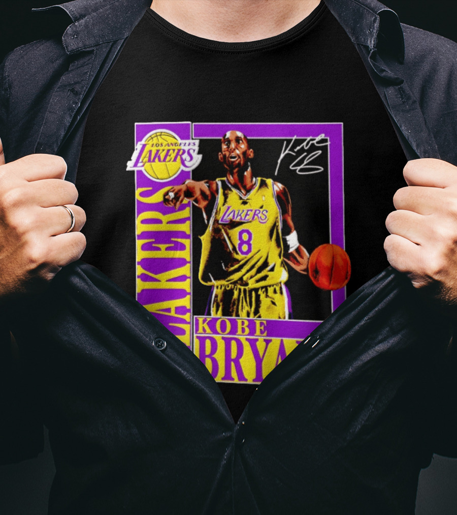 Los Angeles Lakers Kobe Bryant 8 NBA Basketball Legend T-Shirt