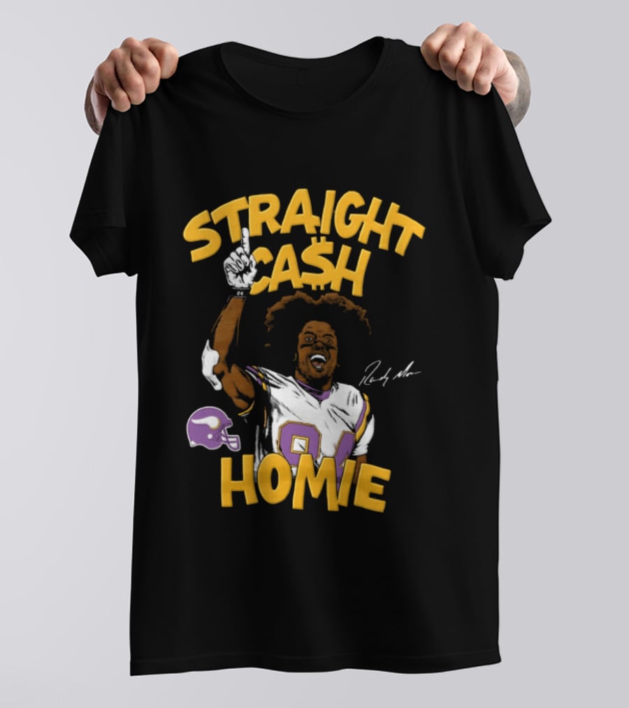 Straight Cash Homie Randy Moss Minnesota Vikings Football 84 NFL T-Shirt