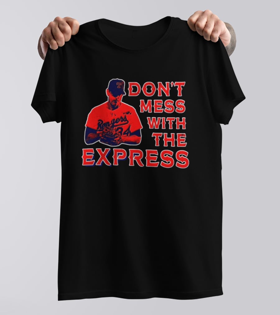 Nolan Ryan Texas Rangers Don't Mess With The Express Baseball Legend T-Shirt