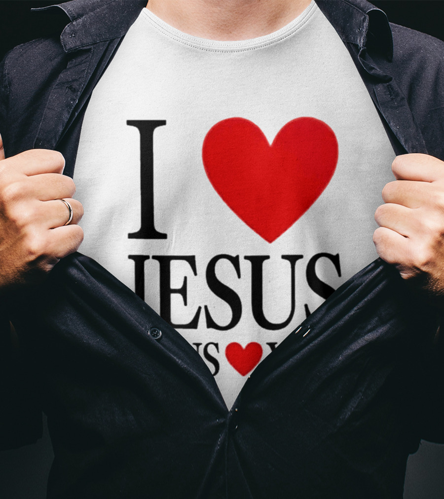 Cameron Dicker I Love Jesus Jesus Love You T-Shirt