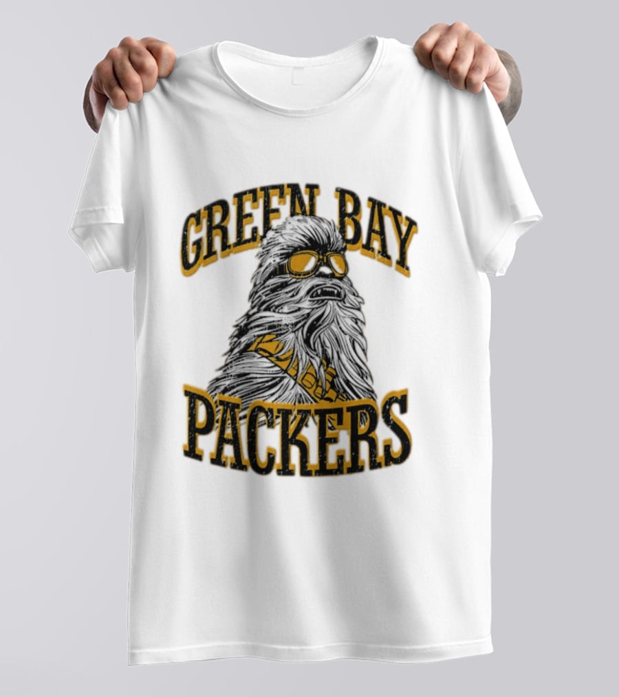 Green Bay Packers Chewbacca 2026 Disney Collaboration T-Shirt