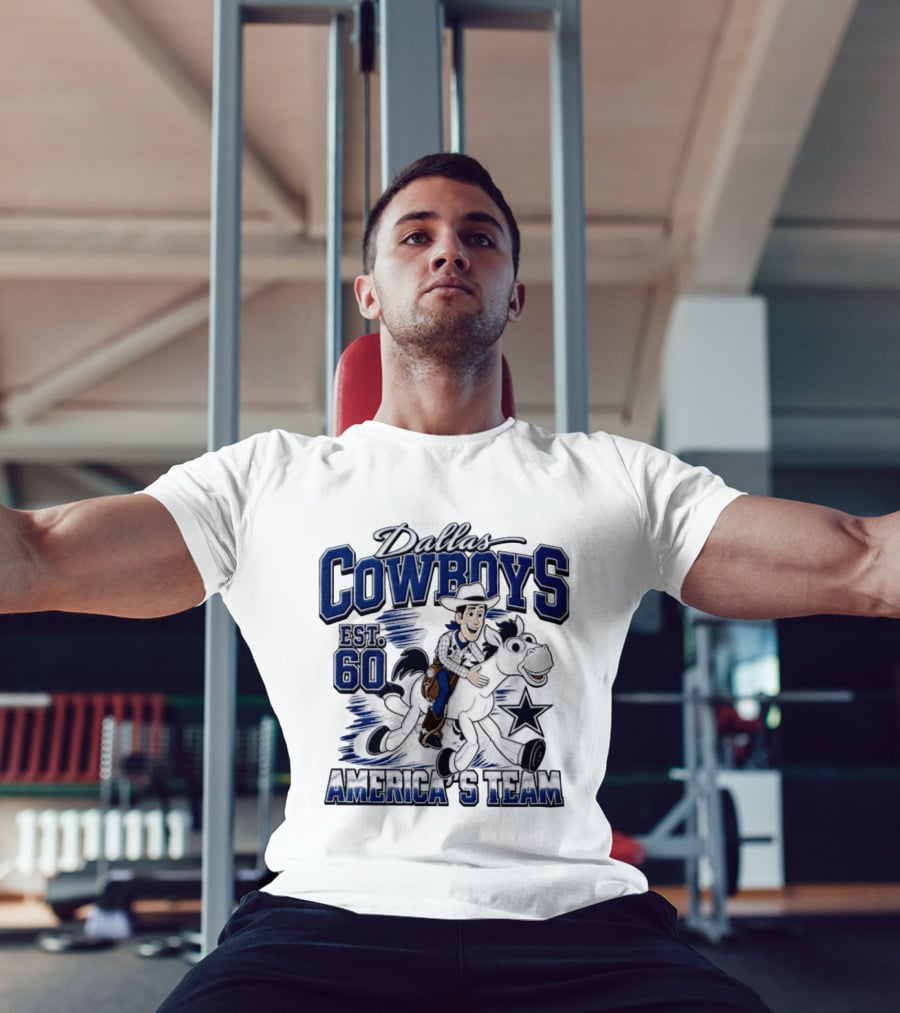 Dallas Cowboys Woody Bullseye Est. 60 America's Team T-Shirt