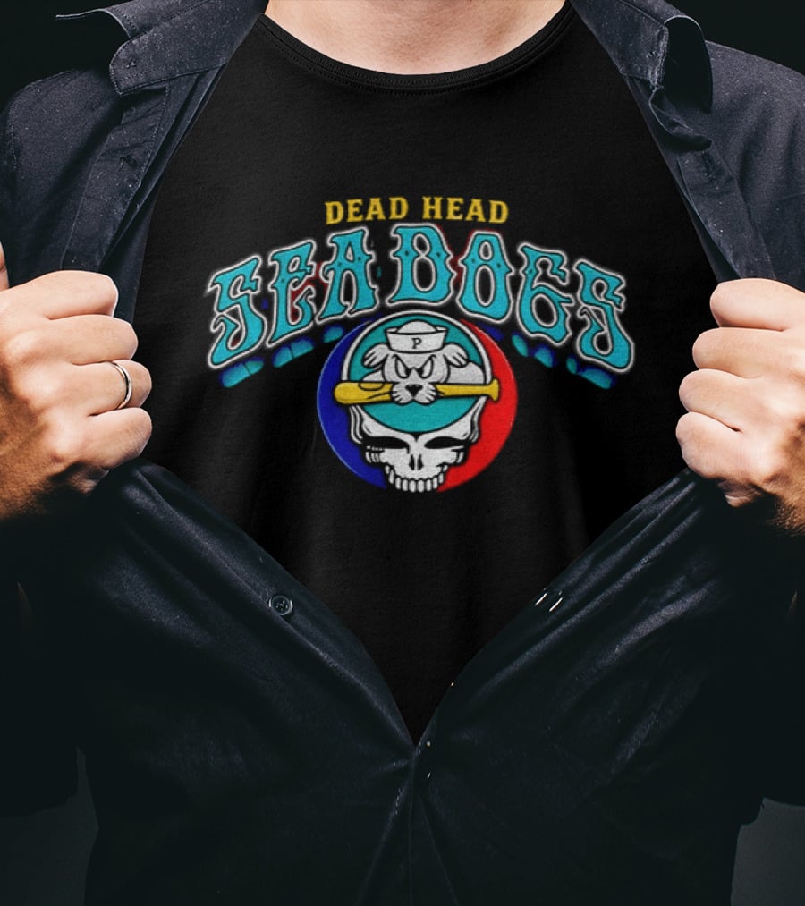 Portland Sea Dogs Grateful Dead Dead Head Collaboration 2026 T-Shirt
