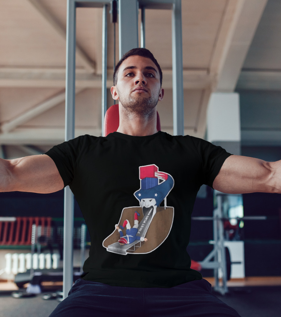 First Place Schedule Patriot Slide Humorous Football Fan Gear T-Shirt