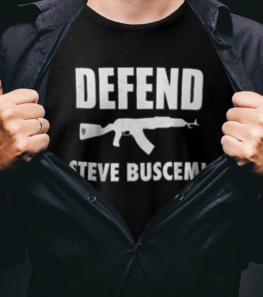 Defend Steve Buscemi AK 47 Rifle T-Shirt
