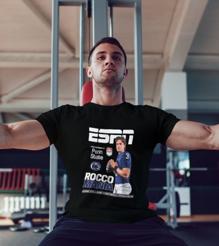 ESPN Exclusive Rocco Mania Penn State College Football Preview 2026 T-Shirt