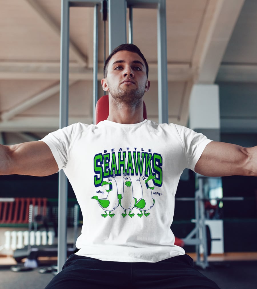 Seattle Seahawks Seagulls Mine Mine Mine T-Shirt