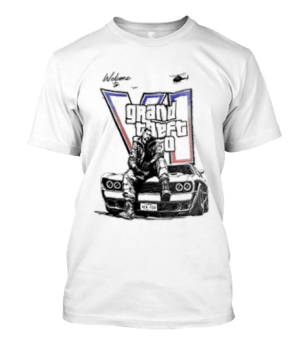 Grand Theft Auto VI Welcome To A World Of Sinners T-Shirt