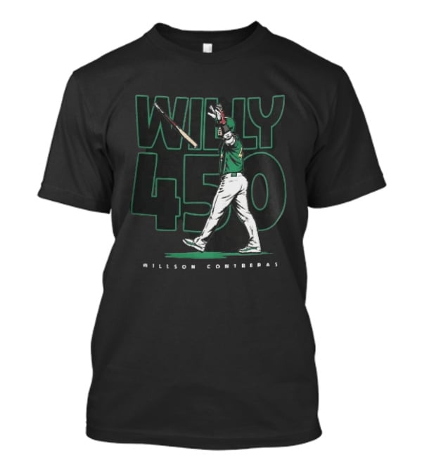 Willy 450 Willson Contreras Baseball Bat Flip Celebration T-Shirt