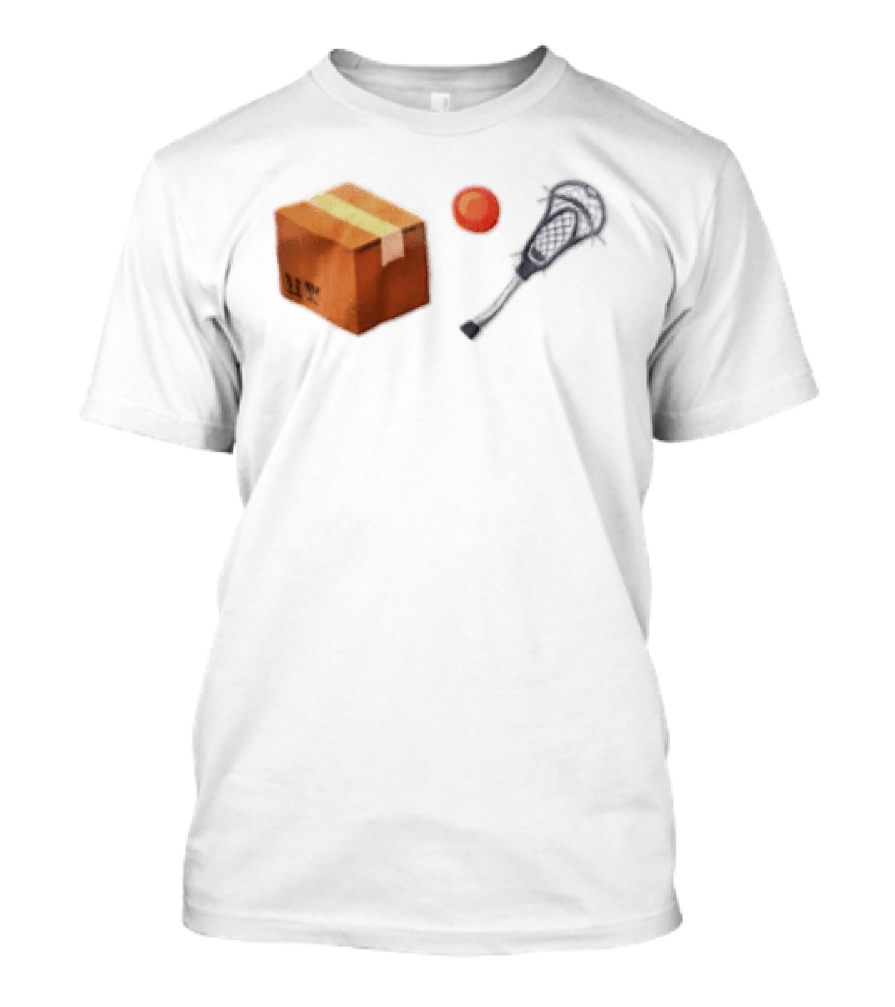 Lacrosse Stick Ball Box Package T-Shirt