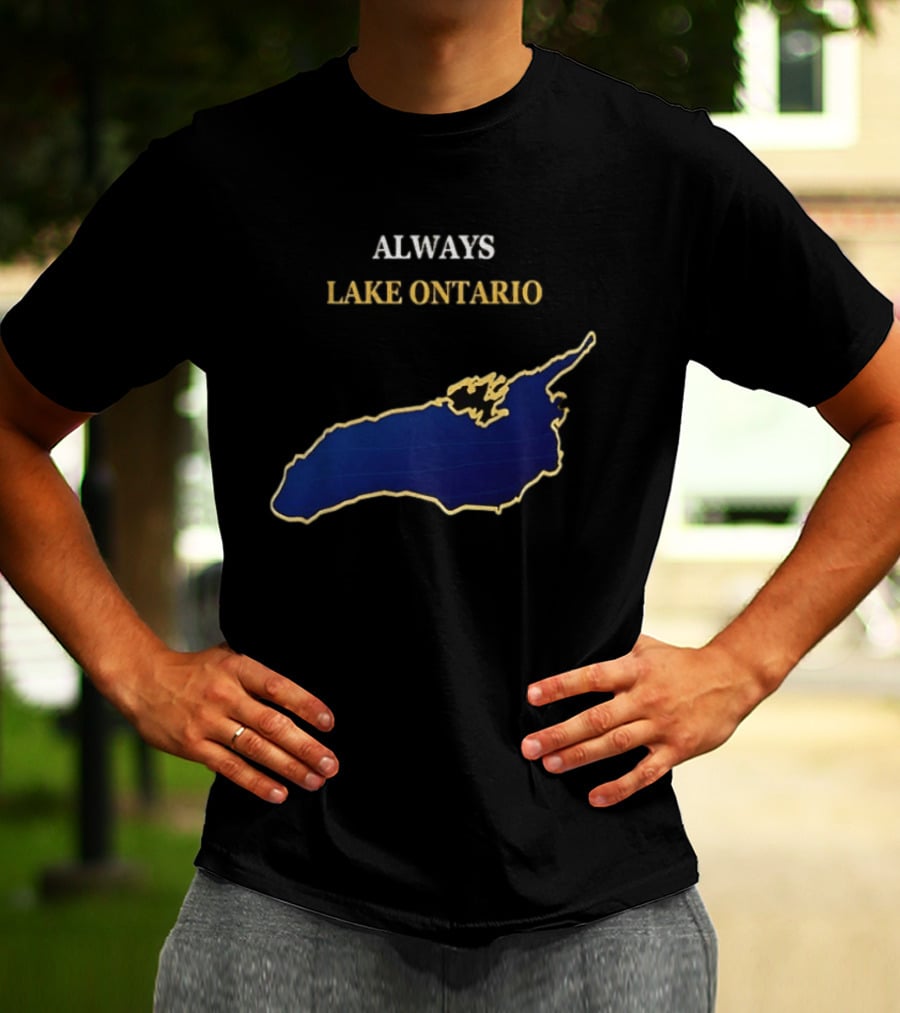 Always Lake Ontario Map T-Shirt