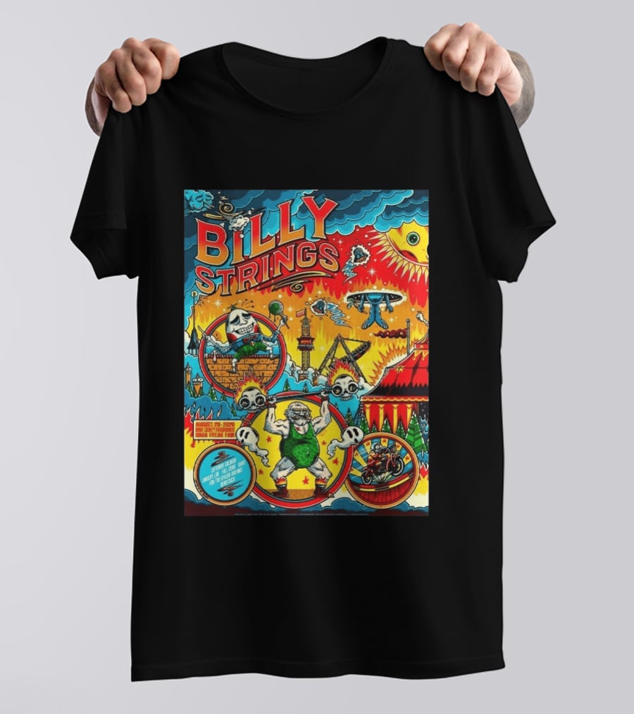 Billy Strings Ionia Freak Fair August 28 2026 Night 1 Ionia MI T-Shirt