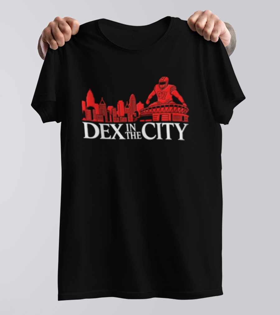 Dex In The City Football Skyline Adventure T-Shirt