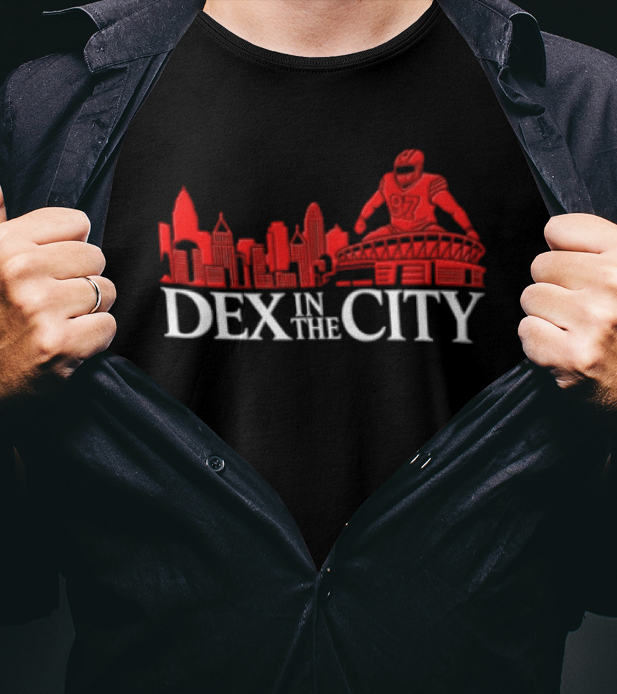 Dex In The City Football Skyline Adventure T-Shirt