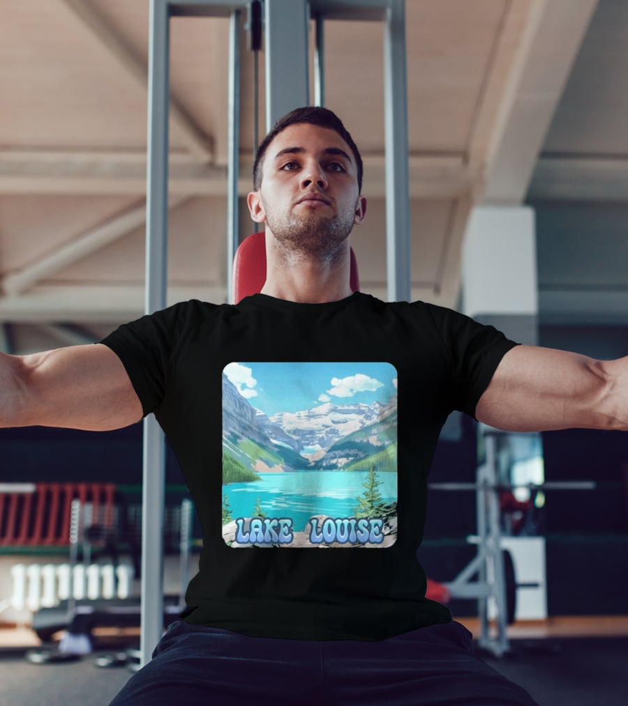 Lake Louise Canada Scenic Mountain Lake View T-Shirt