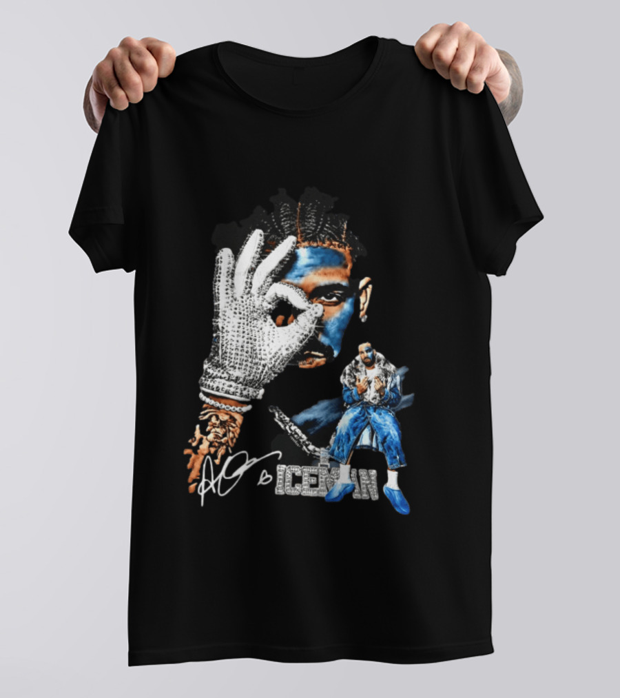 Drake Ice Man Brodie Signature Bling T-Shirt