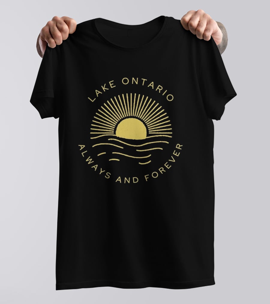 Lake Ontario Sunset Waves Always And Forever T-Shirt