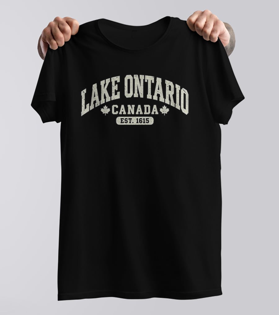 Lake Ontario Canada Est 1615 T-Shirt