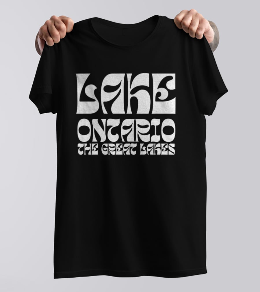 Lake Ontario The Great Lakes North America Fishing City Meets Nature T-Shirt