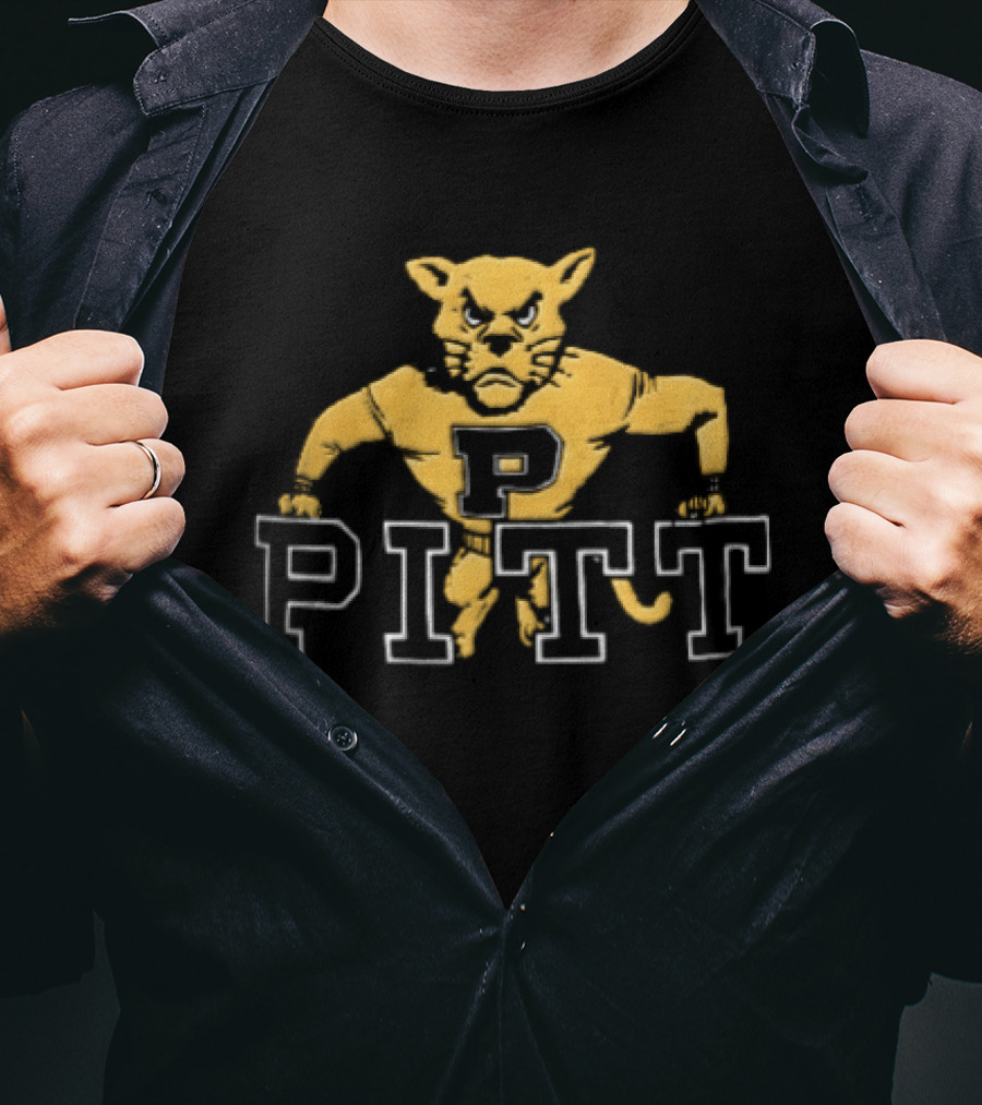Pittsburgh Panthers NCAA Pitt Angry Panther T-Shirt