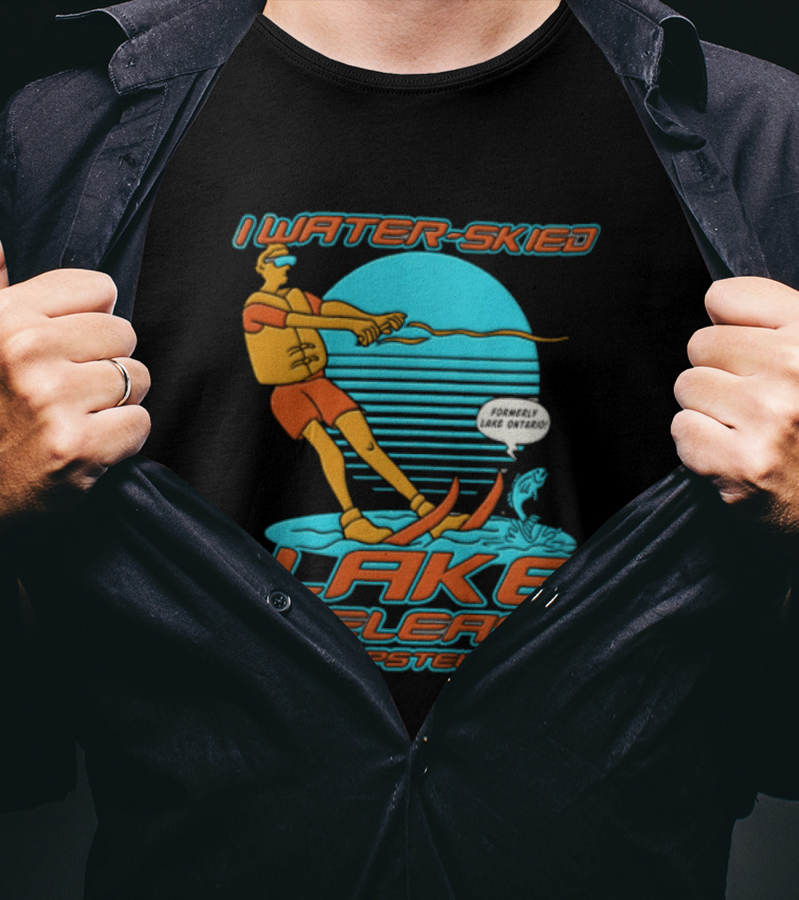 I Water Skied Lake Release The Epstein Files T-Shirt