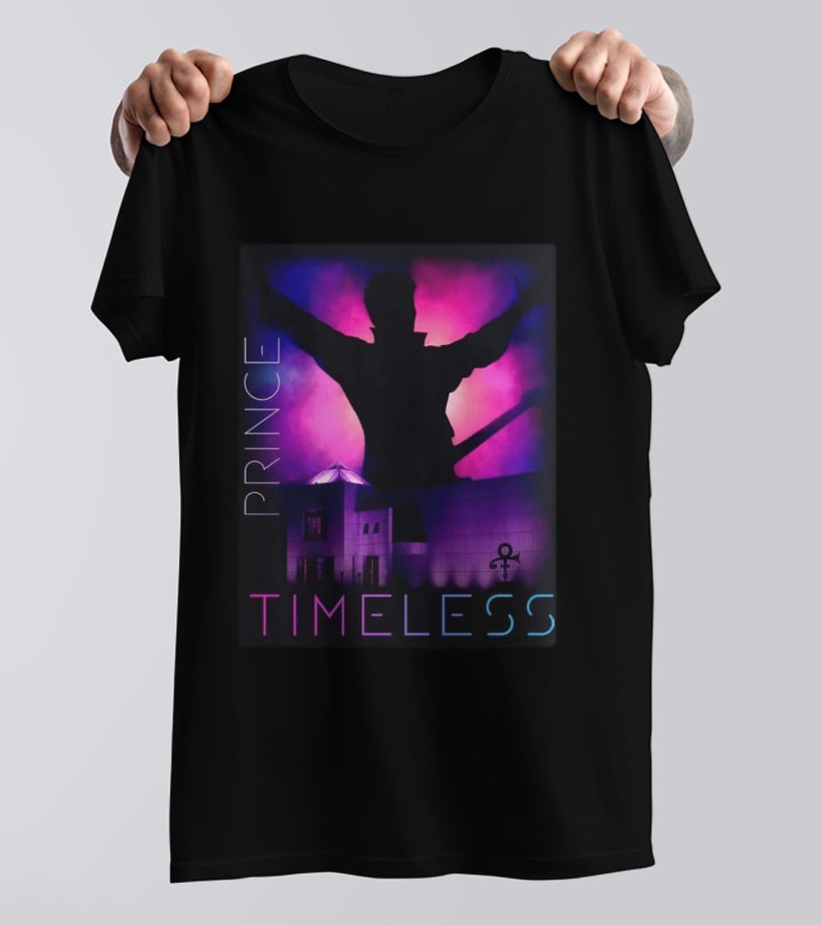 Prince Timeless Paisley Park Iconic Silhouette Purple Celebration August 28 2026 T-Shirt