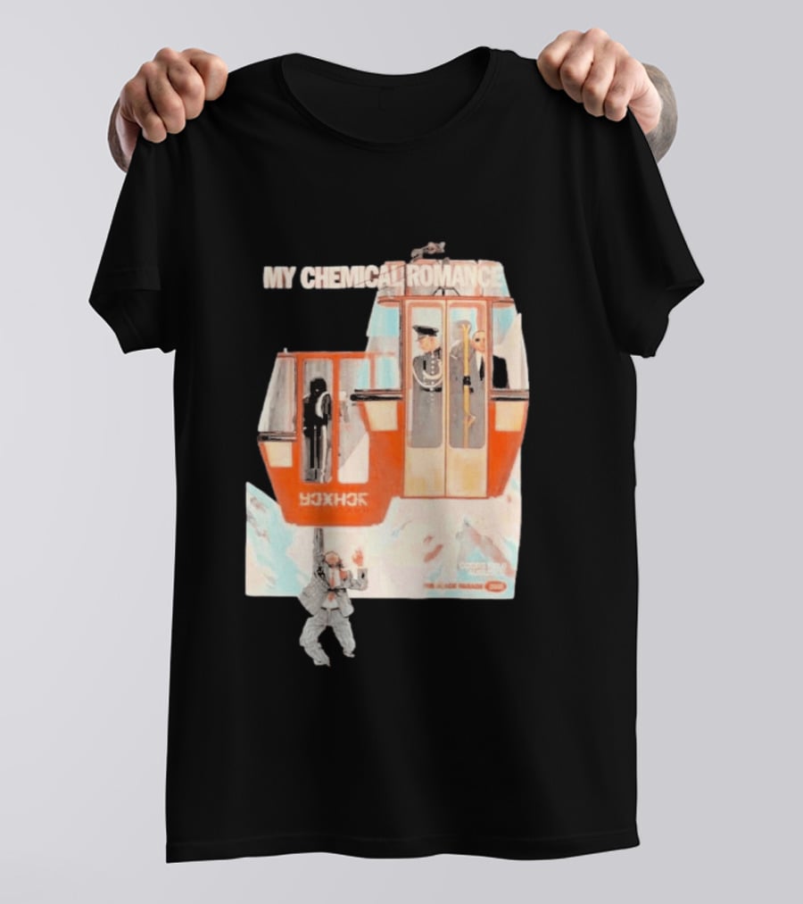 My Chemical Romance Coors Field 2026 Tour August 27th Denver CO Cable Car Print T-Shirt