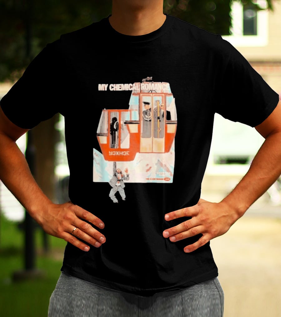 My Chemical Romance Coors Field 2026 Tour August 27th Denver CO Cable Car Print T-Shirt