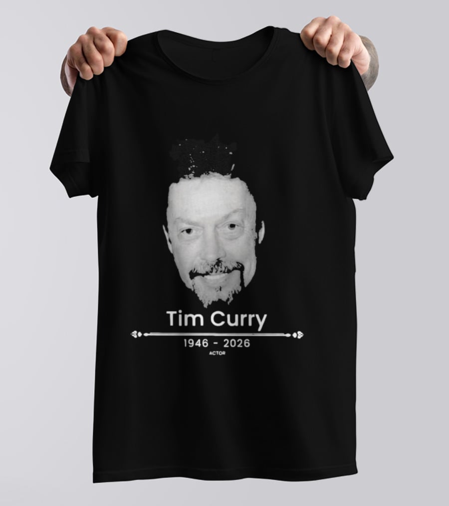 Tim Curry 1946 2026 Actor Face T-Shirt