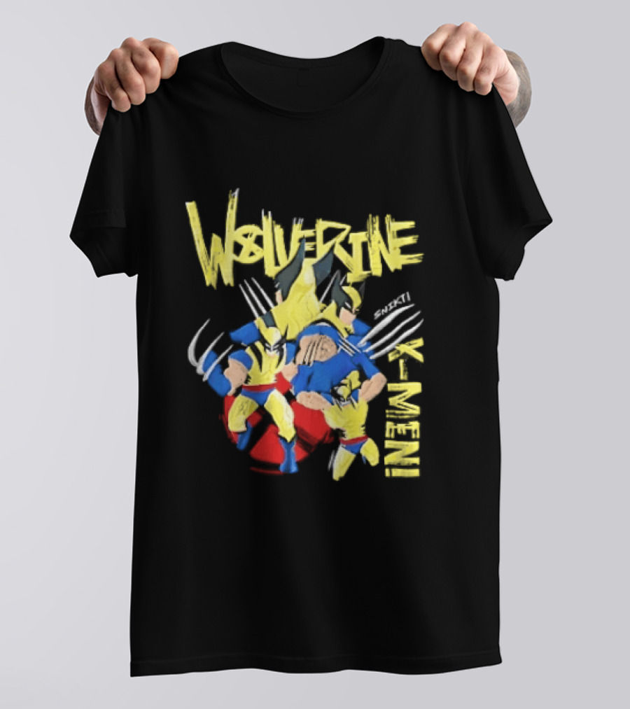 Wolverine Snikt X Men Comic Claws Action T-Shirt