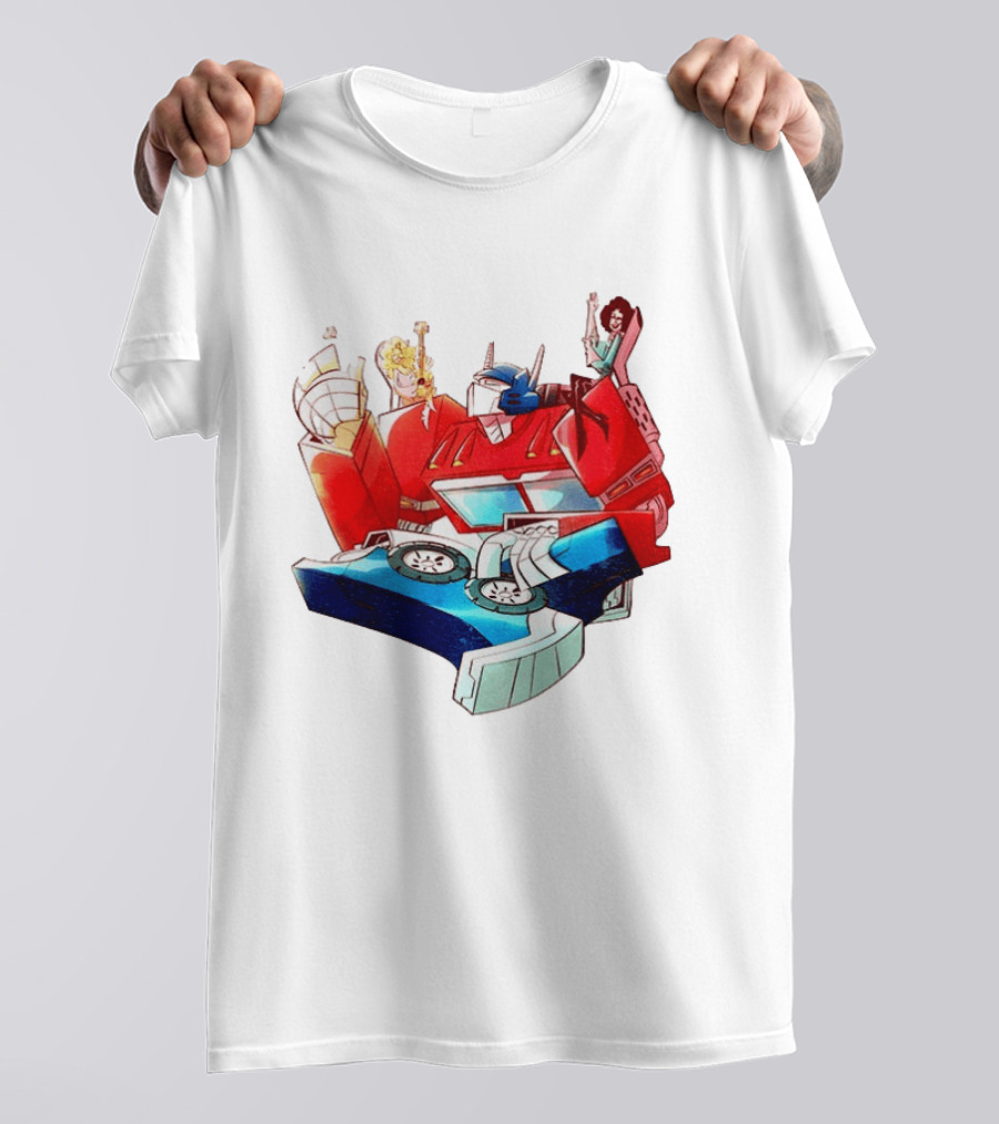 Dolly Parton Tim Curry Peter Cullen Optimus Prime T-Shirt