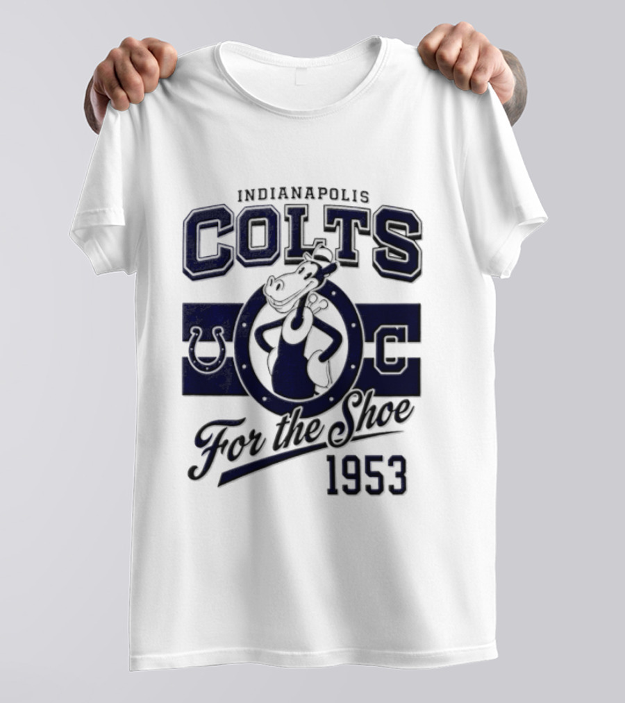Indianapolis Colts Goofy 1953 For The Shoe T-Shirt