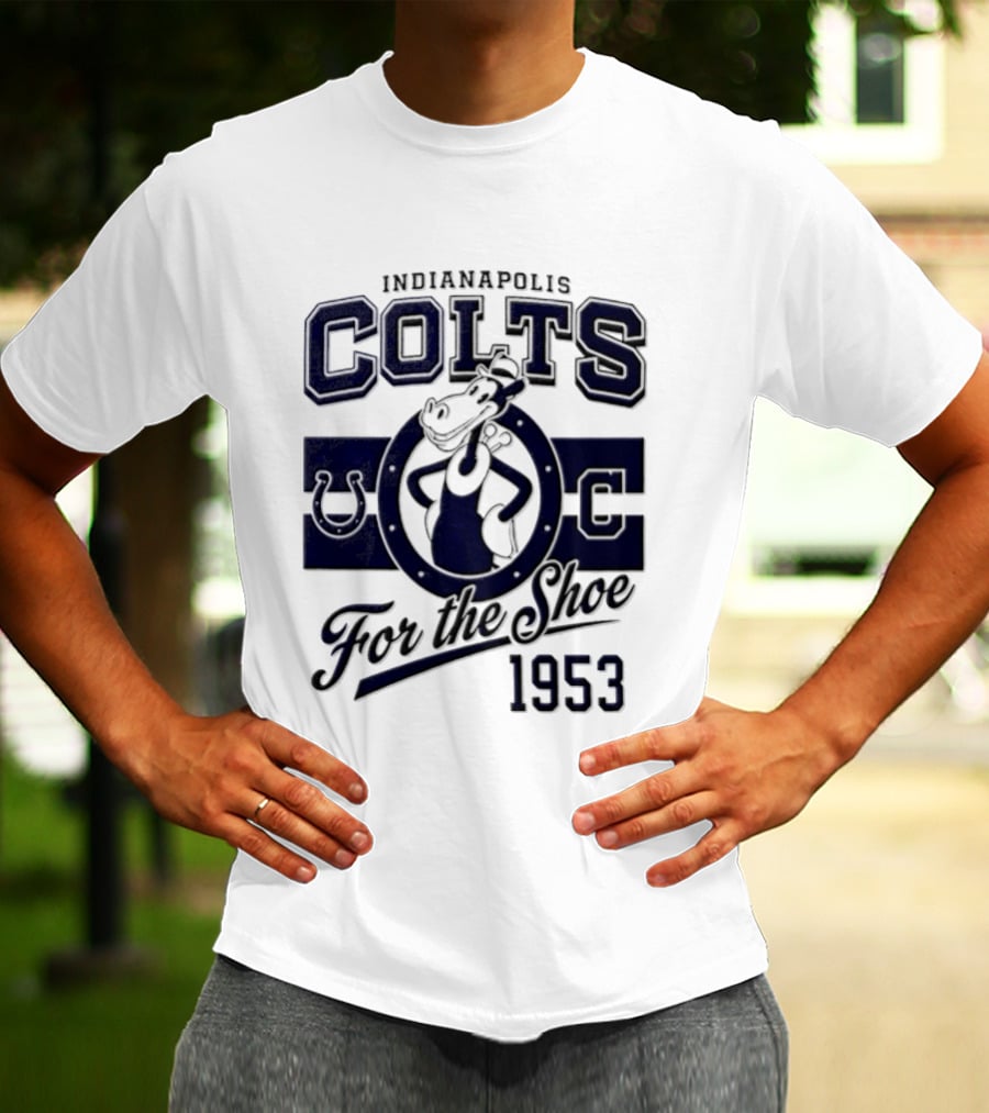 Indianapolis Colts Goofy 1953 For The Shoe T-Shirt