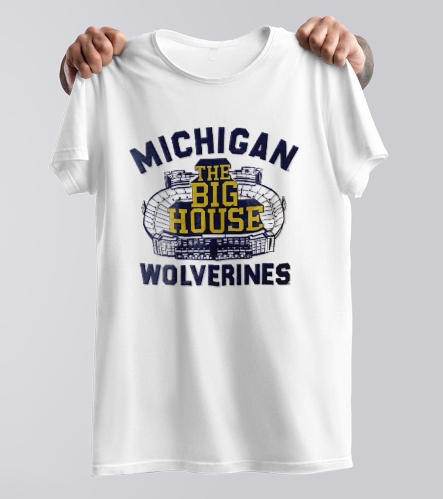 Michigan Wolverines The Big House Stadium T-Shirt