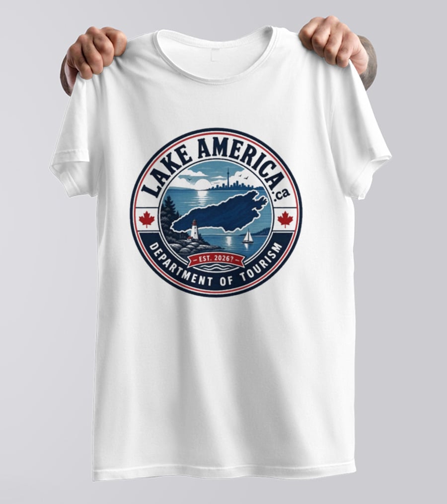 Lake America Department Of Tourism Scenic Adventure Est 2026 T-Shirt