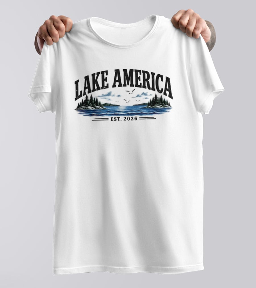 Lake America Est 2026 Lake Ontario Renamed Political Humor T-Shirt