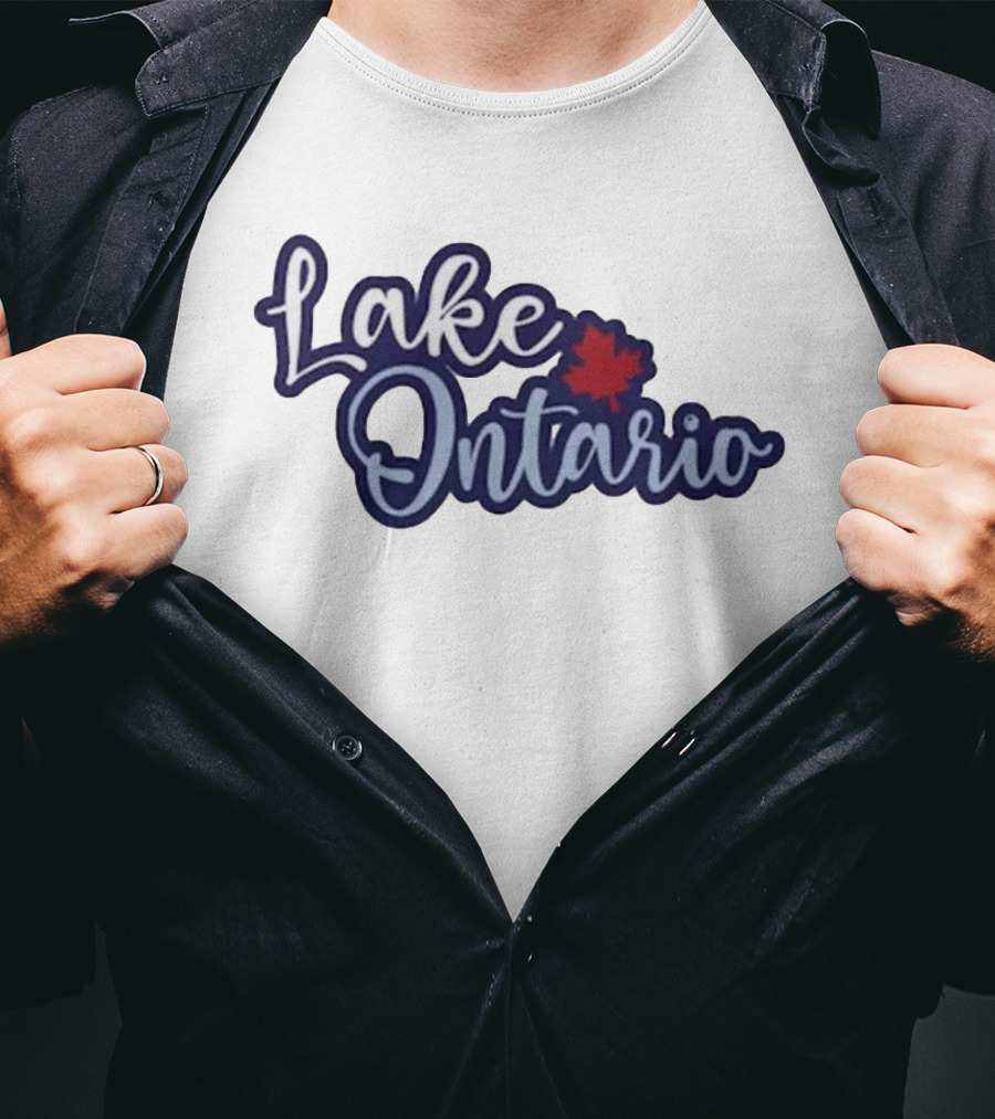 Lake Ontario Canada Maple Leaf T-Shirt