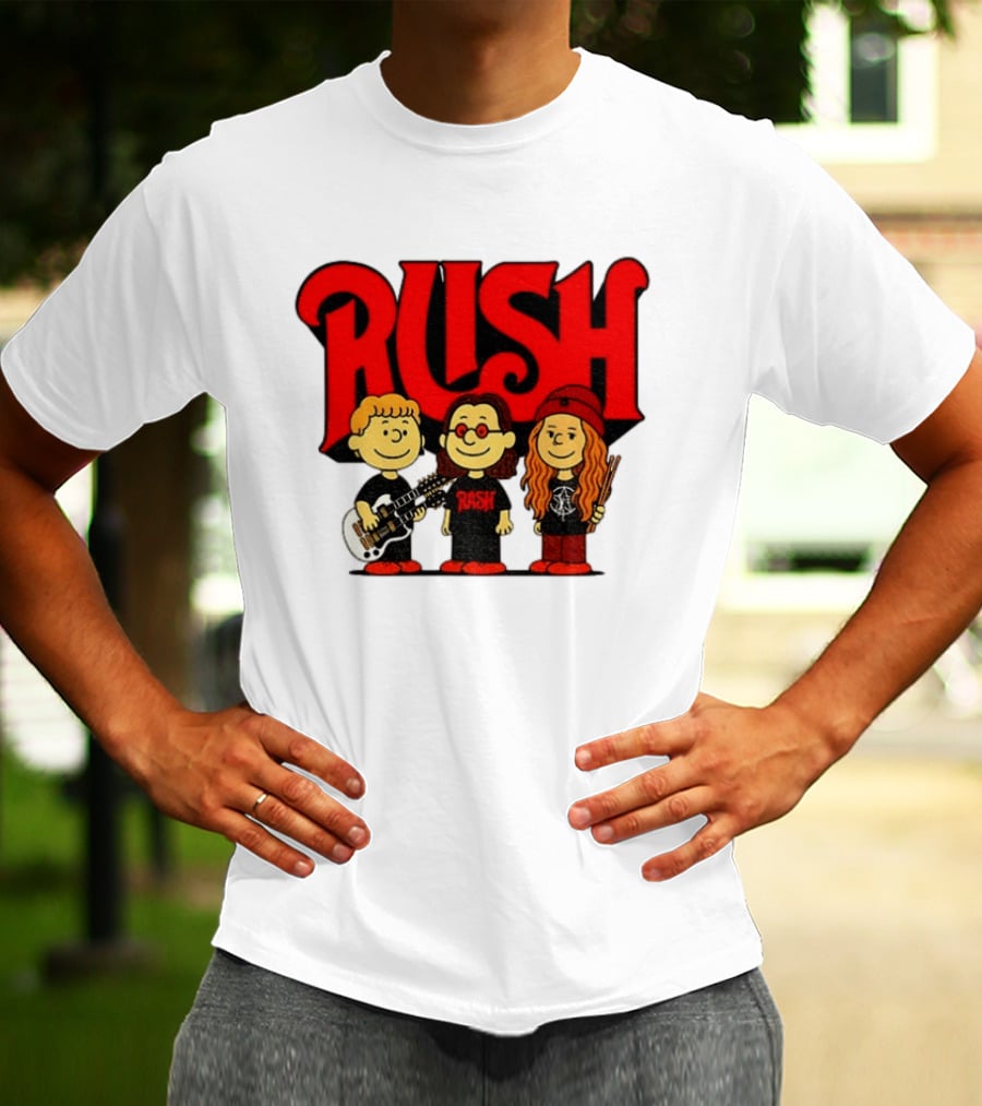 RUSH Band With Anika Nilles Classic Cartoon Characters T-Shirt