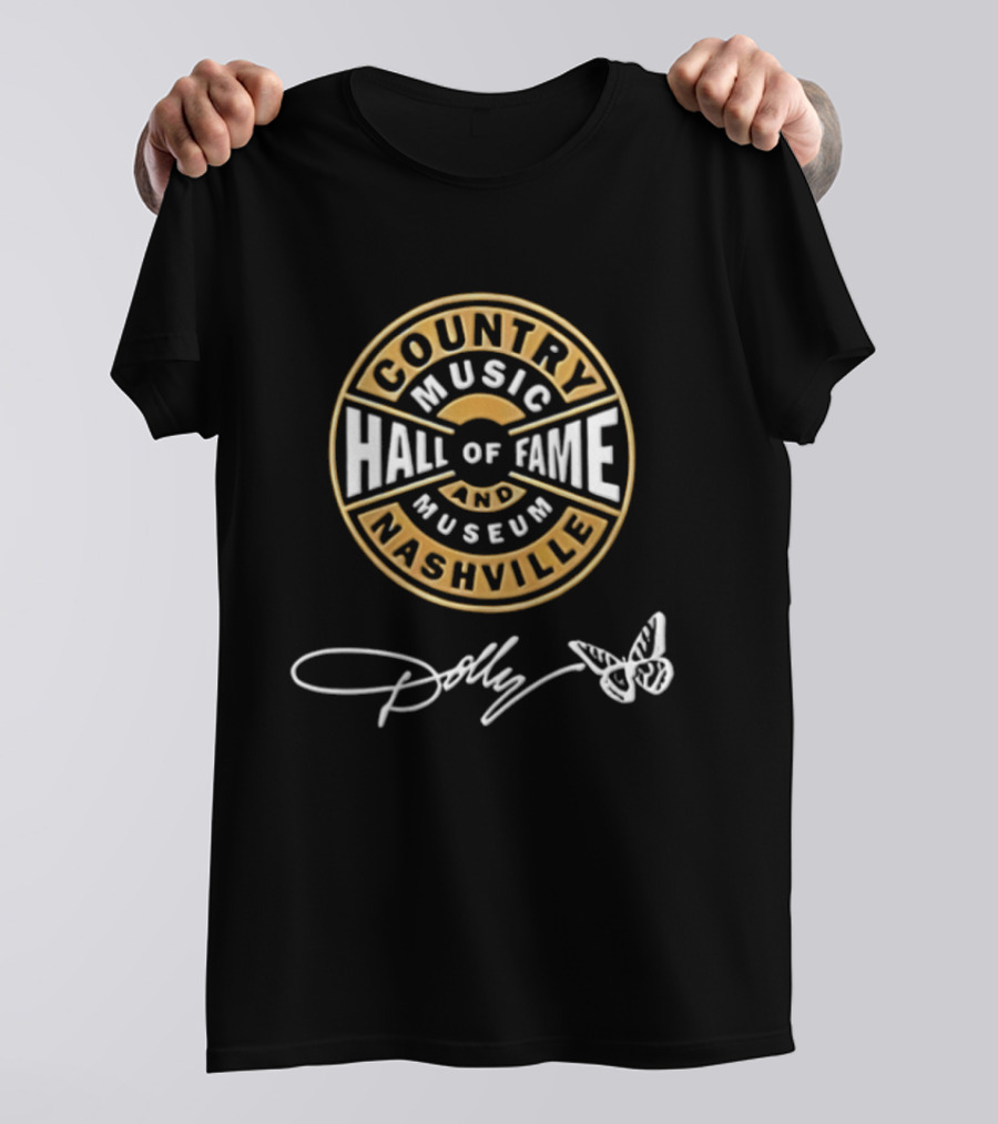 Dolly Parton Country Music Hall Of Fame And Museum Nashville Butterfly T-Shirt