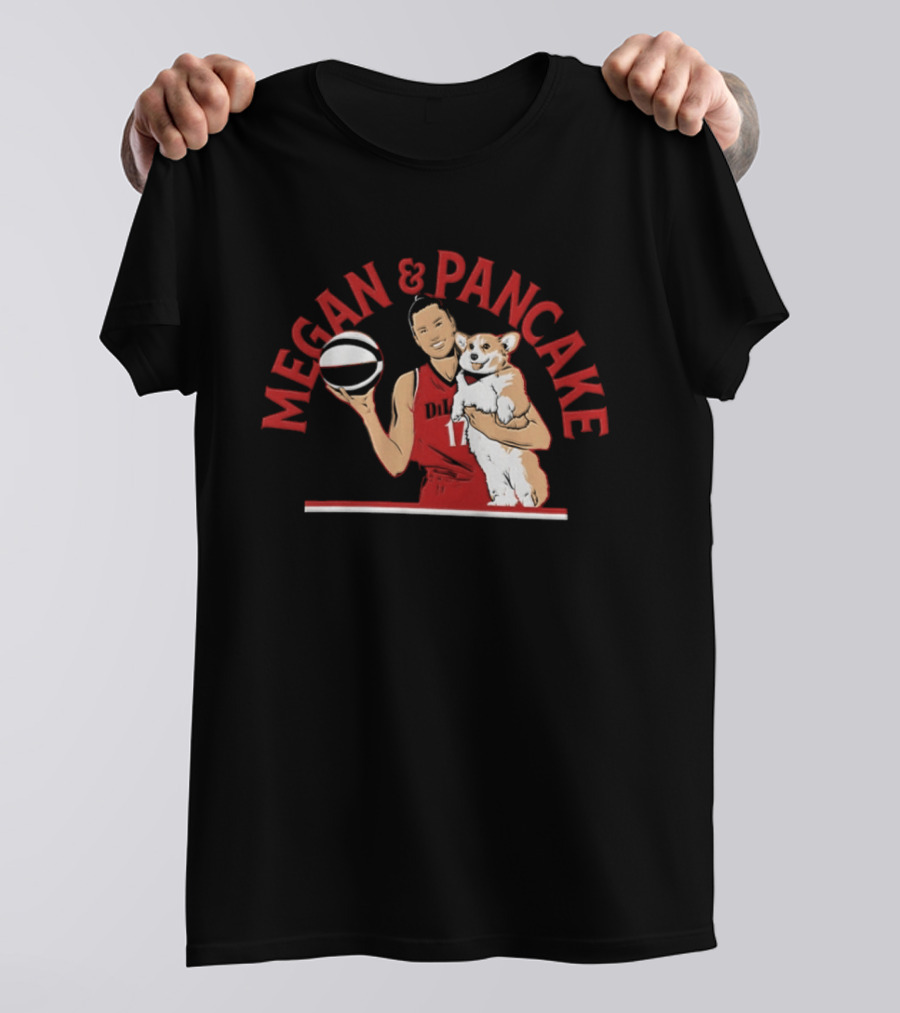 Megan & Pancake DiLeo Portland Player WNBA T-Shirt