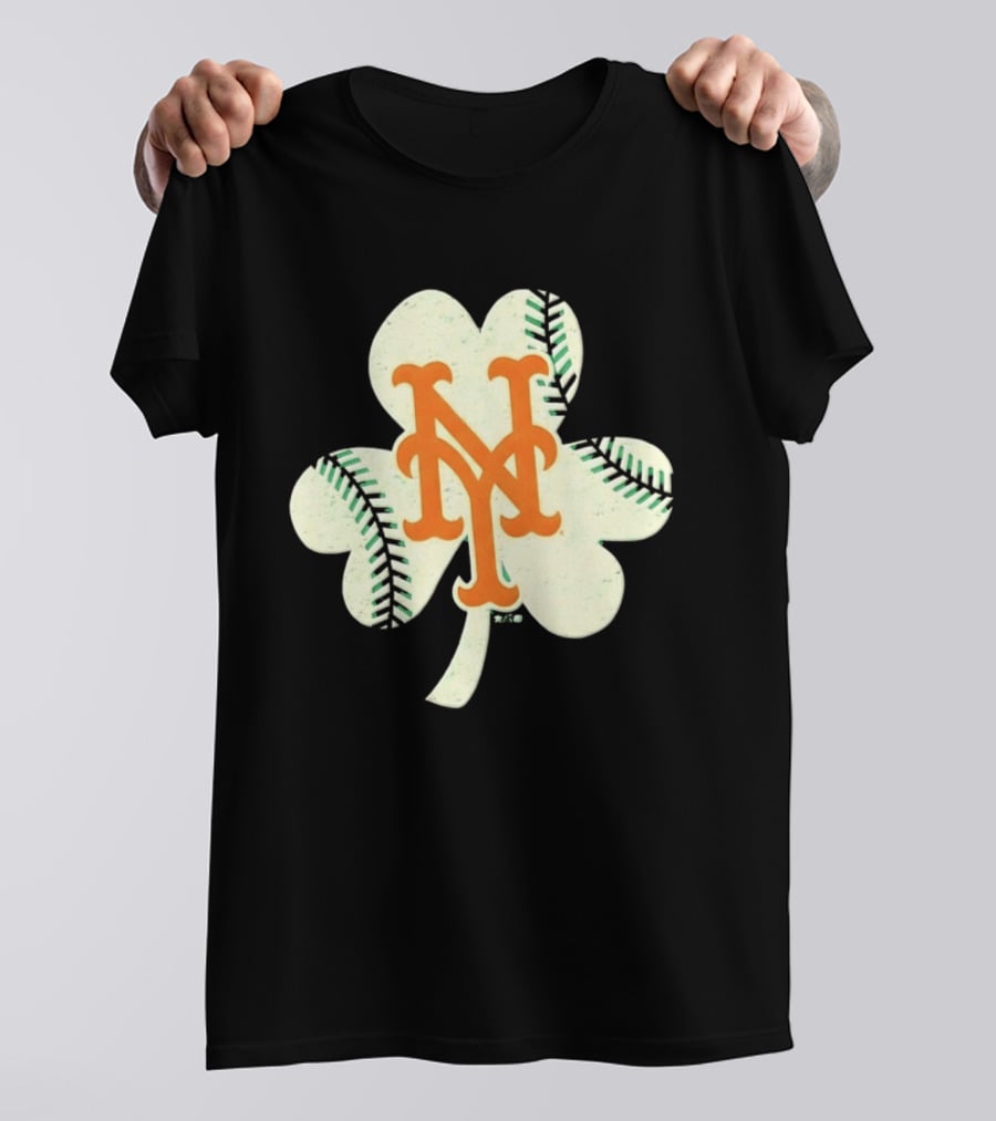 New York Mets Irish Shamrock Baseball 2026 T-Shirt