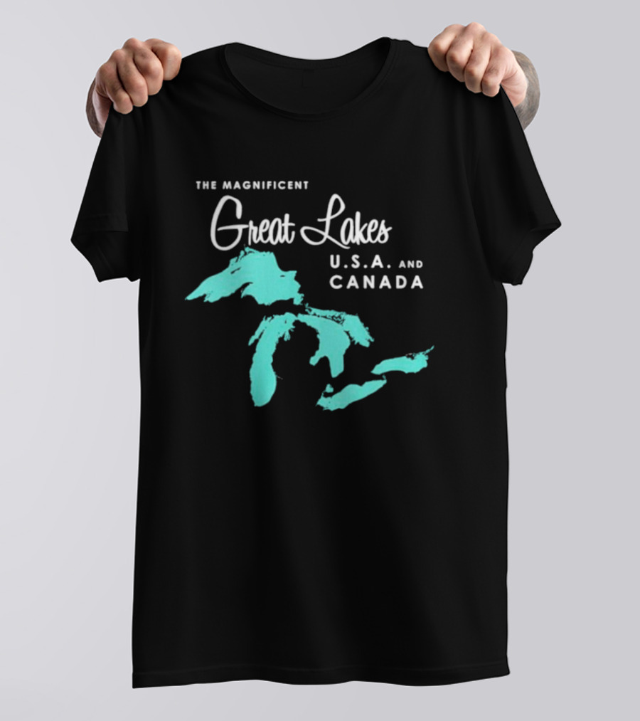 The Magnificent Great Lakes USA And Canada T-Shirt