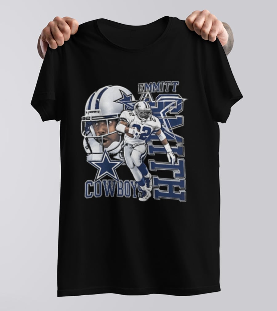 Cowboys Emmitt Smith 22 Iconic Football Legend T-Shirt