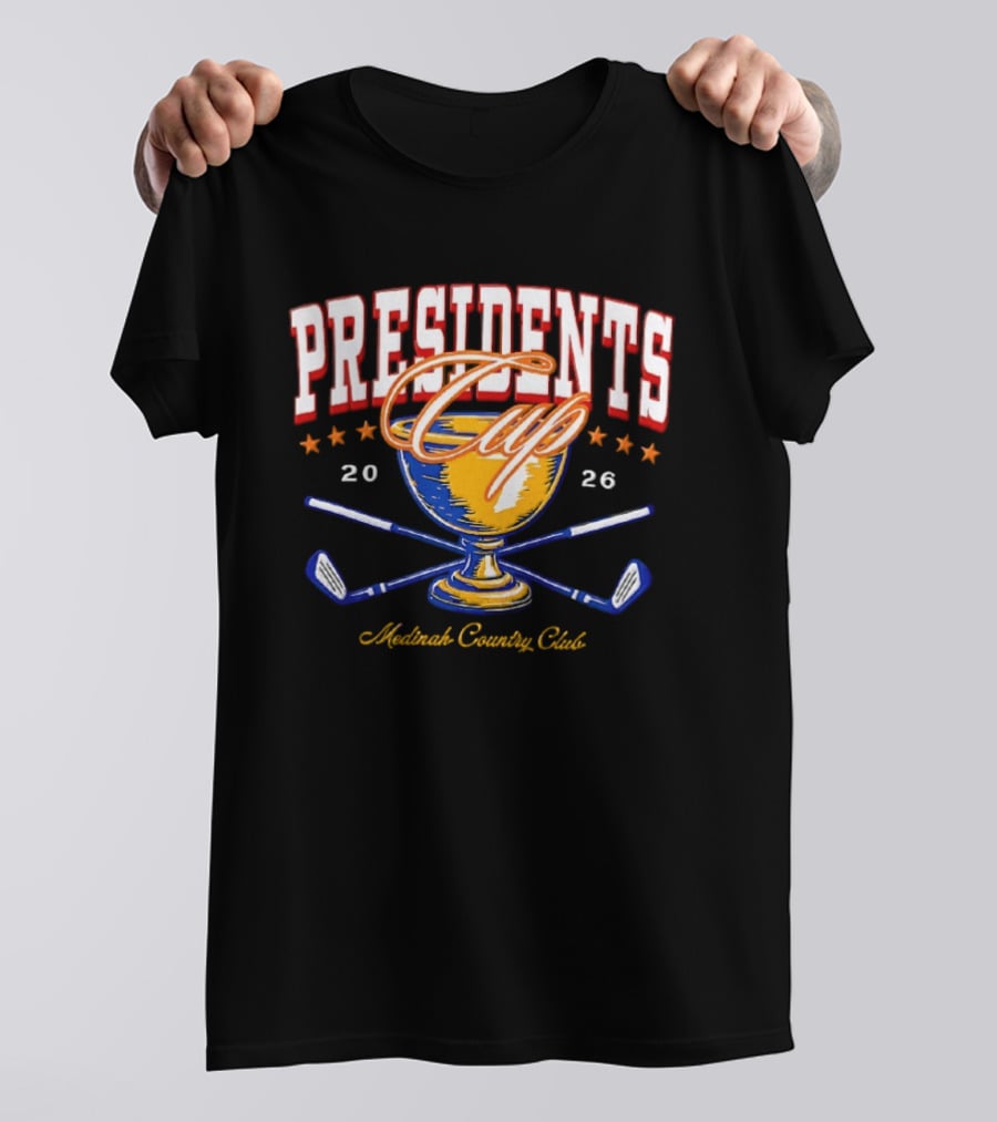 Presidents Cup 2026 Medinah Country Club Golf Trophy T-Shirt