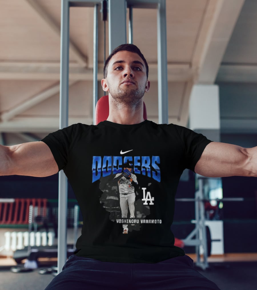 Yoshinobu Yamamoto Los Angeles Dodgers Nike LA Baseball T-Shirt